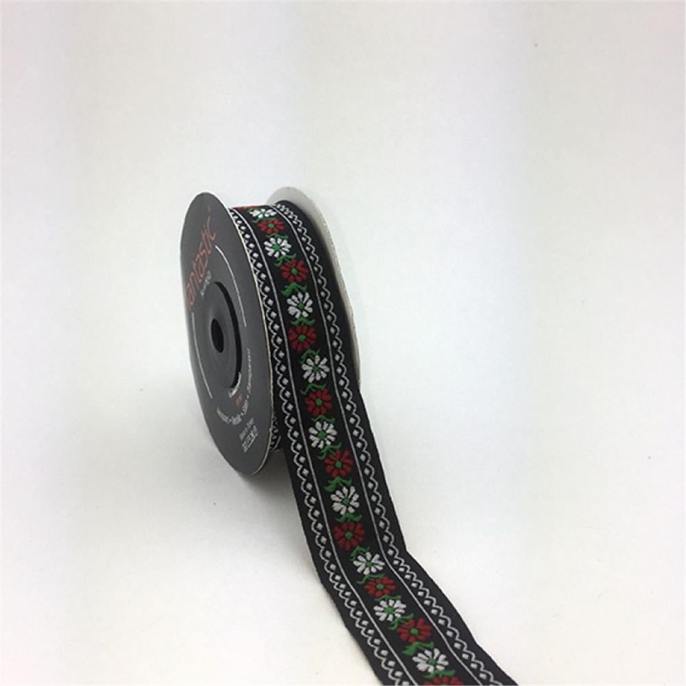 25982-Bordür - 10 mt Siyah