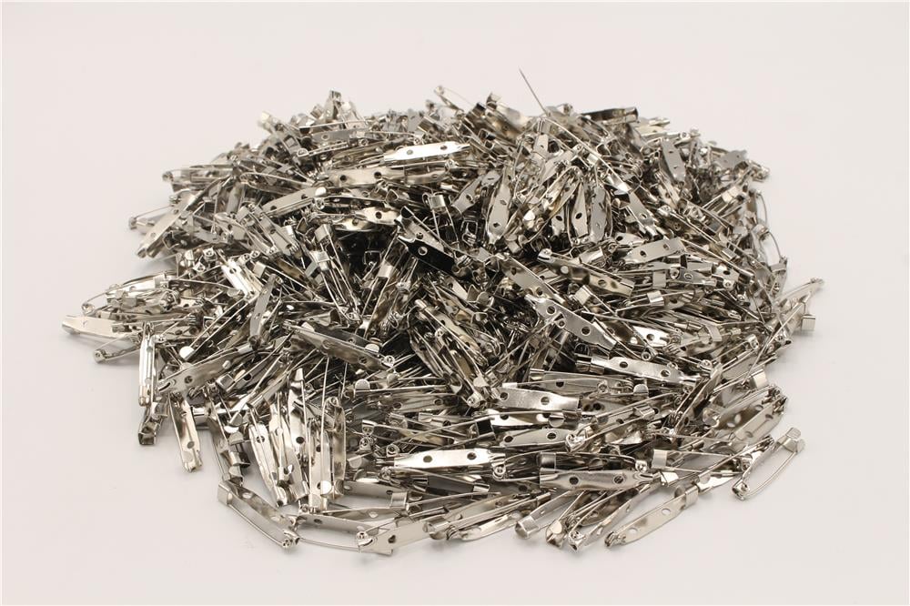 30 Mm Broş İğne - 30 Mm-1000 Li Nikel