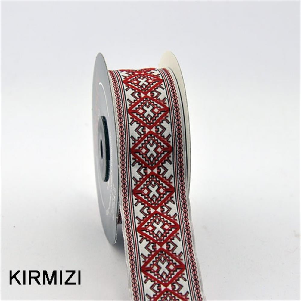 35984-Bordür - 10 mt Kırmızı