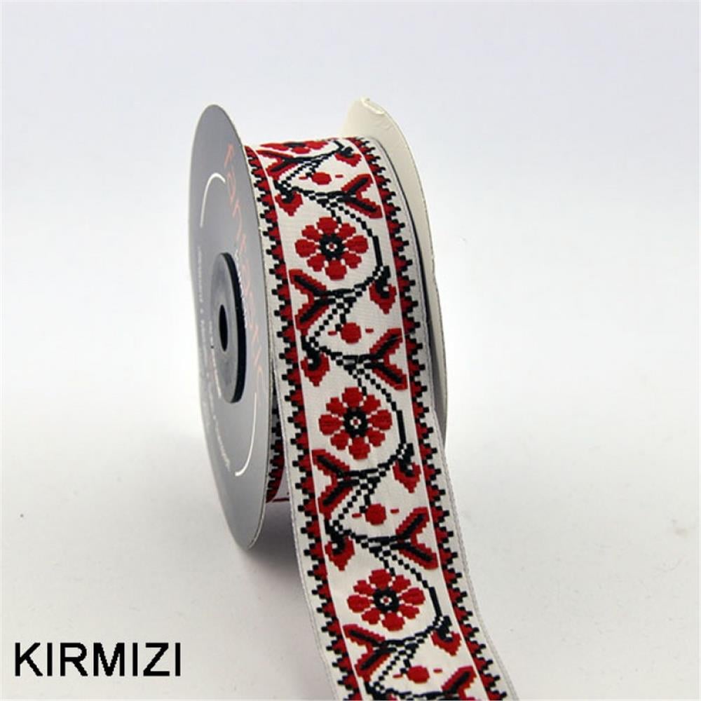 35988-Bordür - 10 mt Kırmızı
