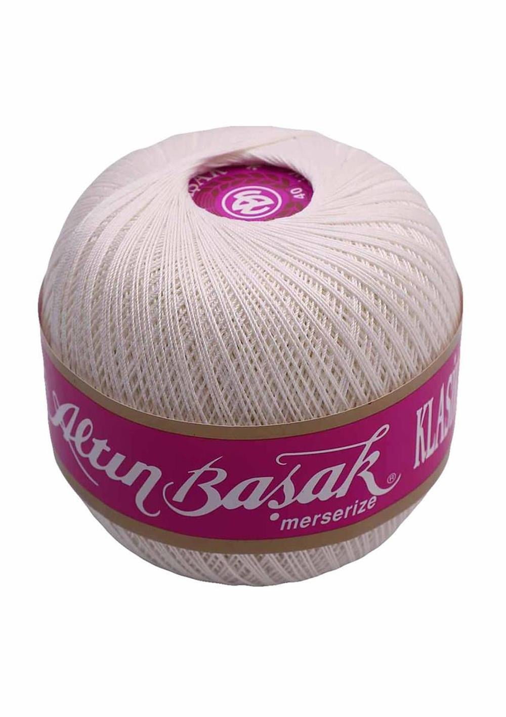 Altınbaşak Klasik Dantel İpliği No:40 - Krem