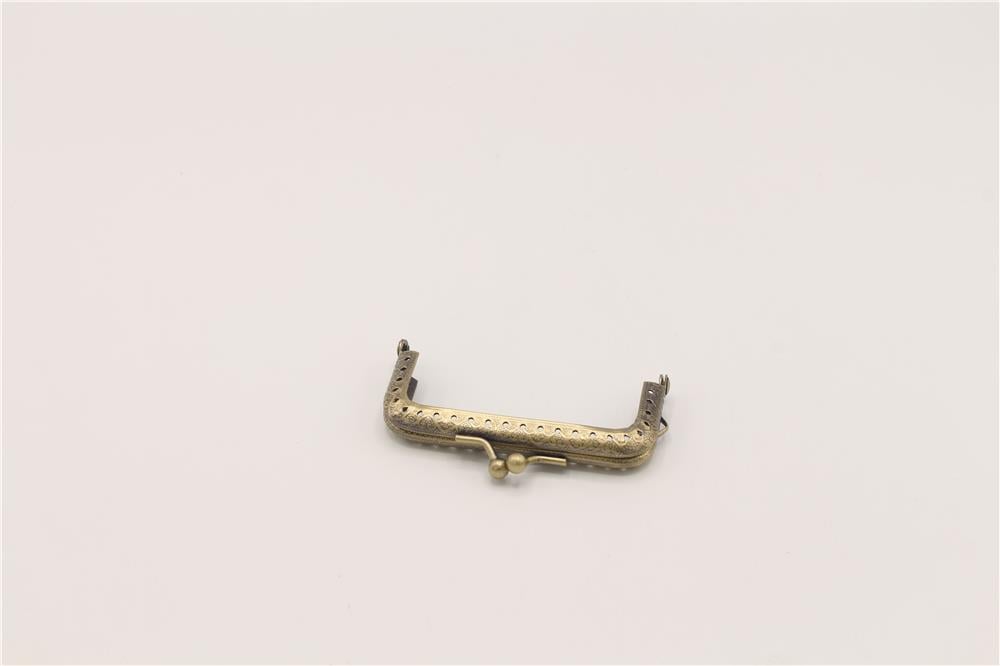 Çanta Klips Kare - 8 cm Bronz