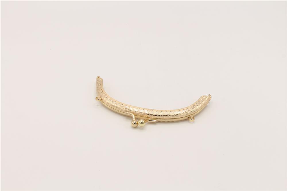 Çanta Klips Oval - 12 cm Altın