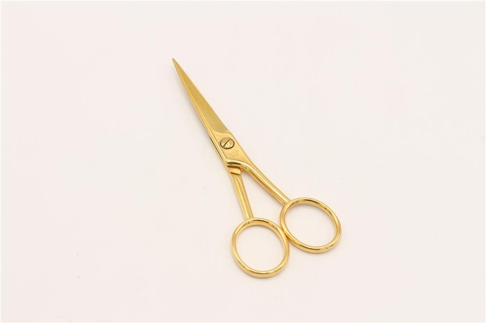 Globa Bıyık Makas 5.5 No - Altın