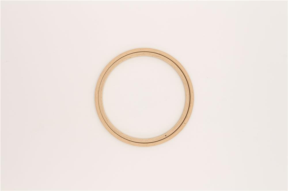 Nurge Ahşap Düz Nakış Kasnak No:2 - 8 mm Açık Kahverengi