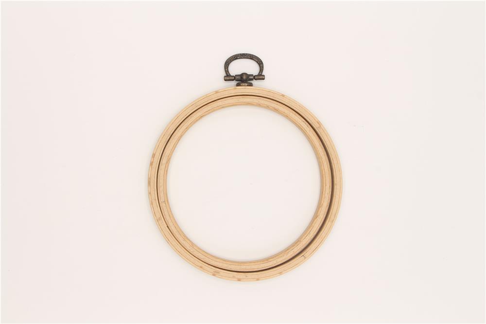 Nurge Ahşap Pano Nakış Kasnak No:1 - 8 mm Açık Kahverengi
