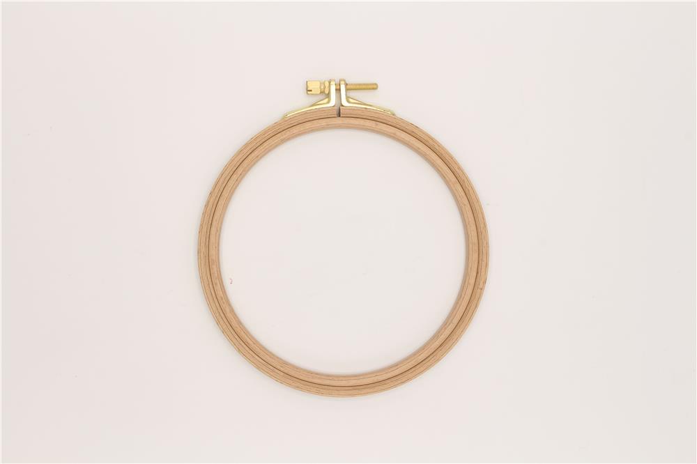 Nurge Ahşap Vidalı Nakış Kasnak No:2 - 8 mm Açık Kahverengi