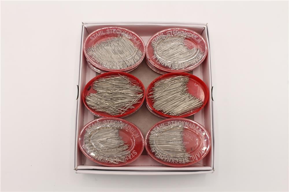 Oval Kutulu Çelik Toplu İğne - STD Nikel