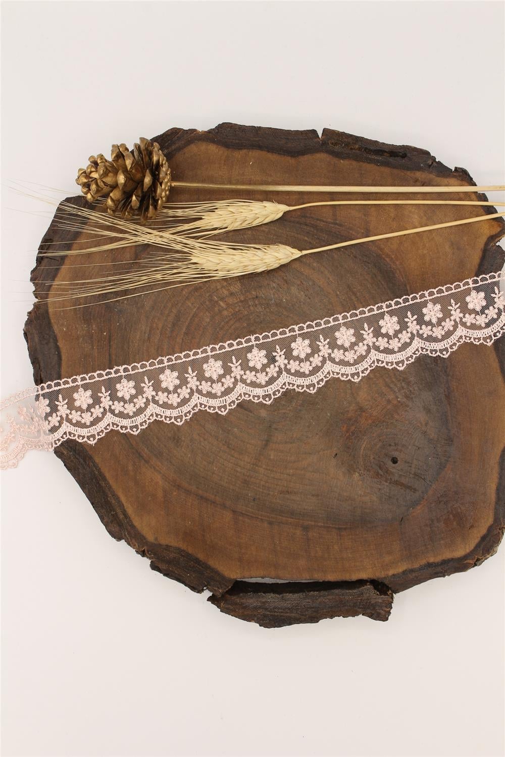 Tül Güpür 72198 - 9 Mt Pudra