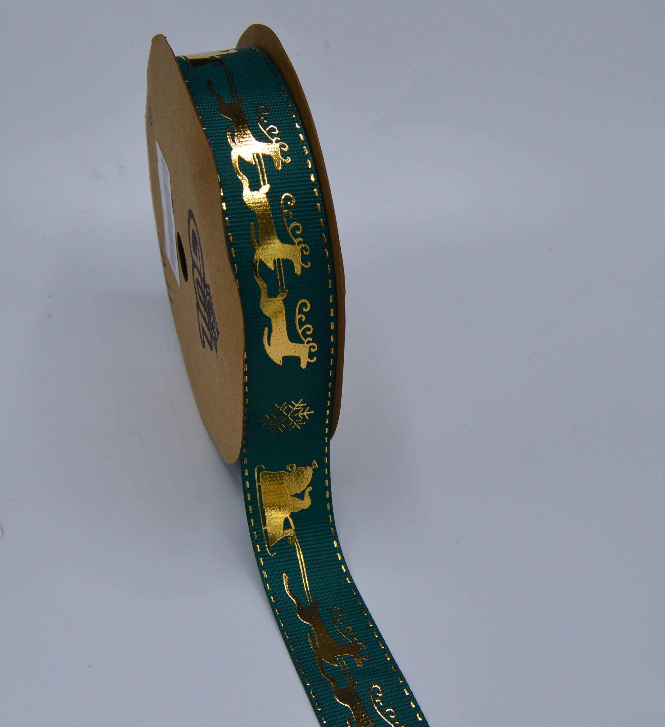 Yılbaşı Baskılı Kurdele 2.5 Cm