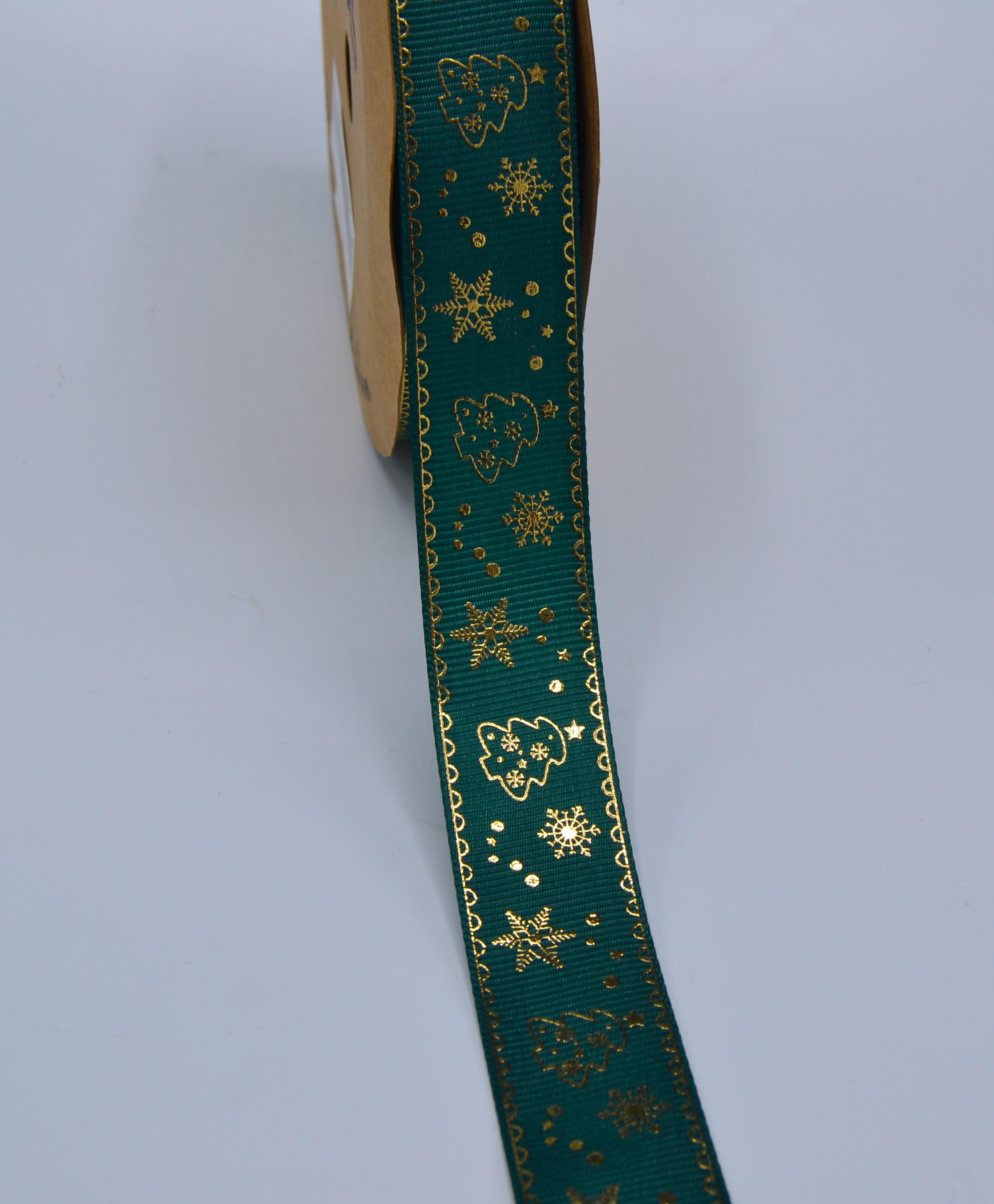 Yılbaşı Baskılı Kurdele 2.5 Cm