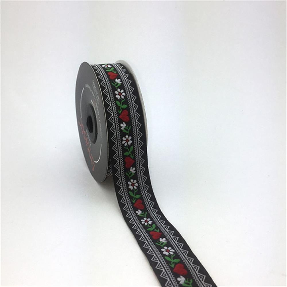 25980-Bordür - 10 mt Siyah