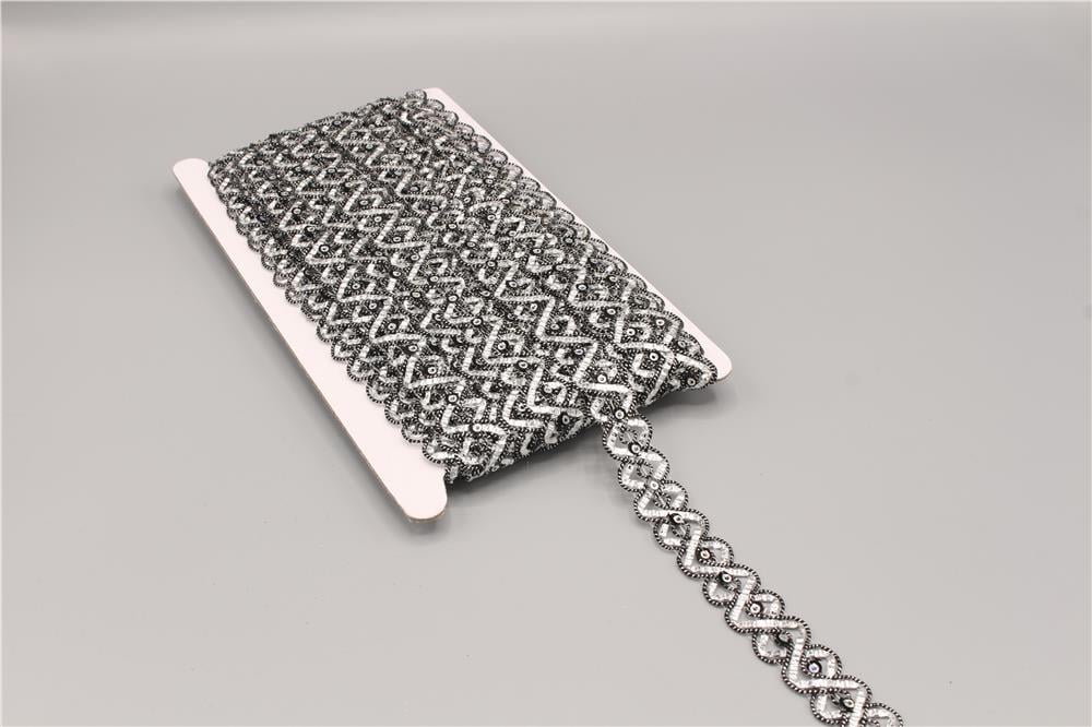 4405-Pullu Şerit - 20 mt Siyah