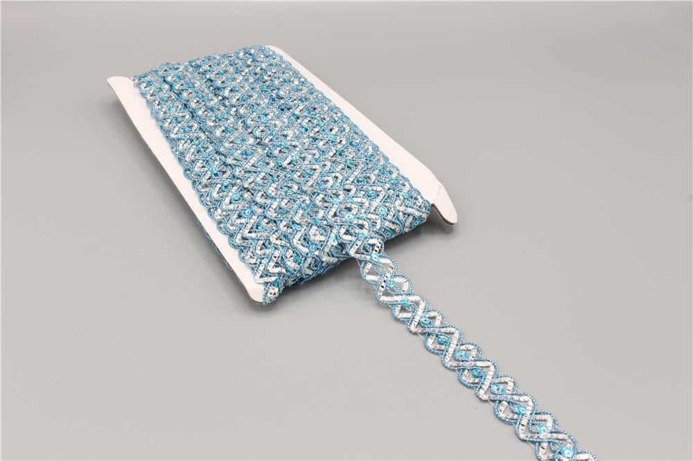 4405-Pullu Şerit - 20 mt Turkuaz