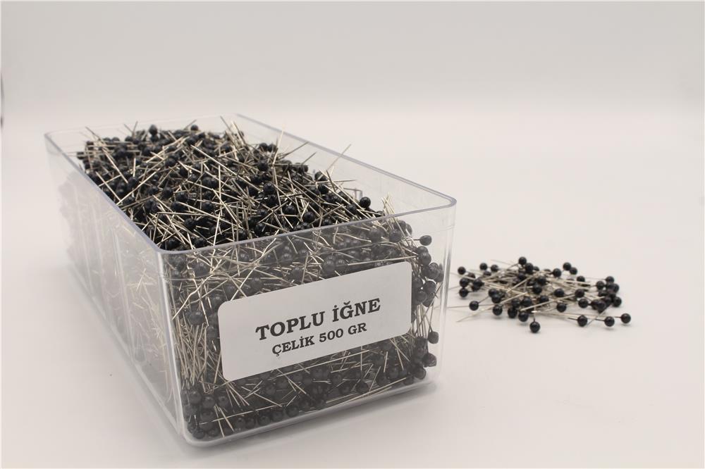 500 Gr Başlı Toplu İğne - STD Siyah