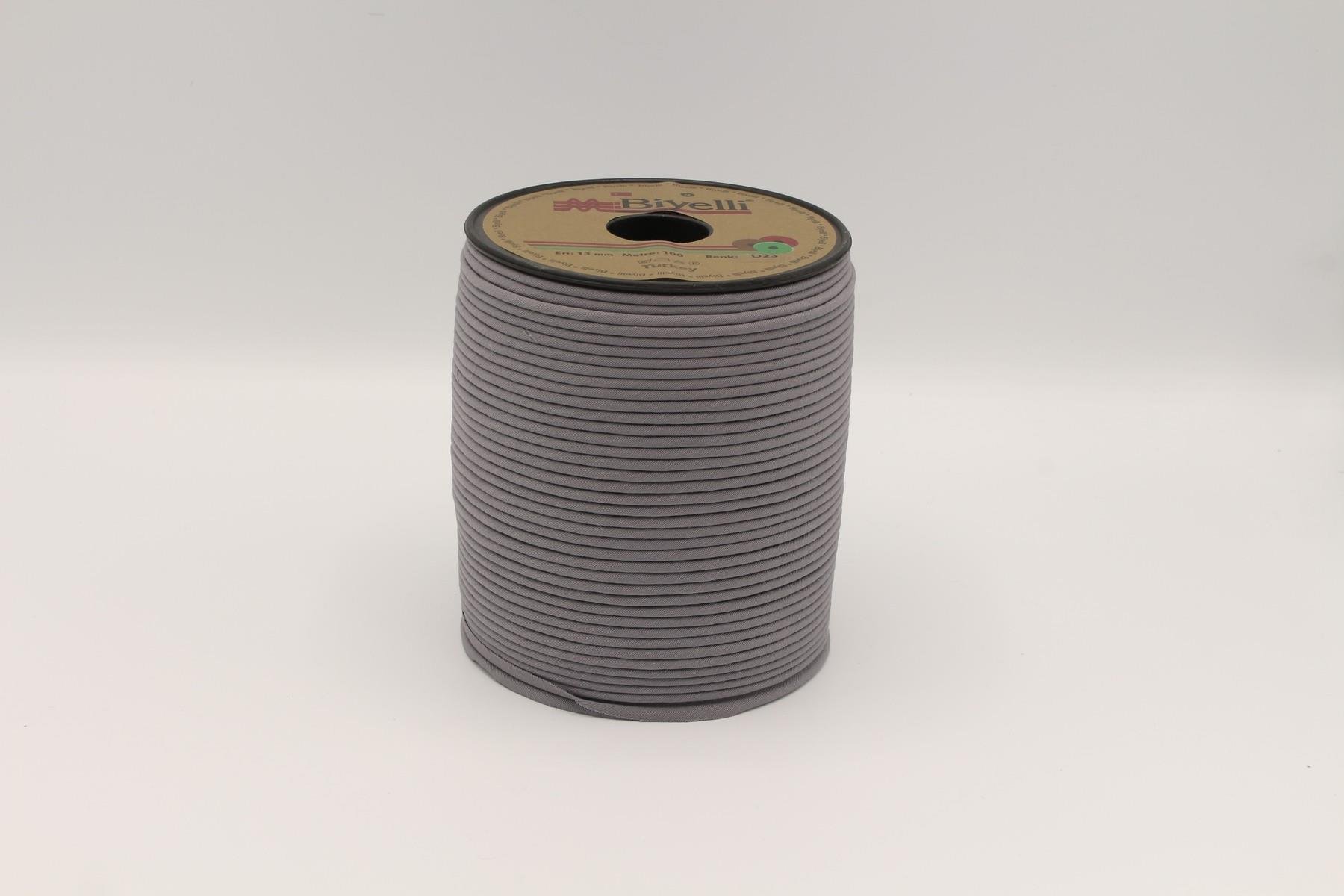 Biyelli Koton İpli Biye Gri