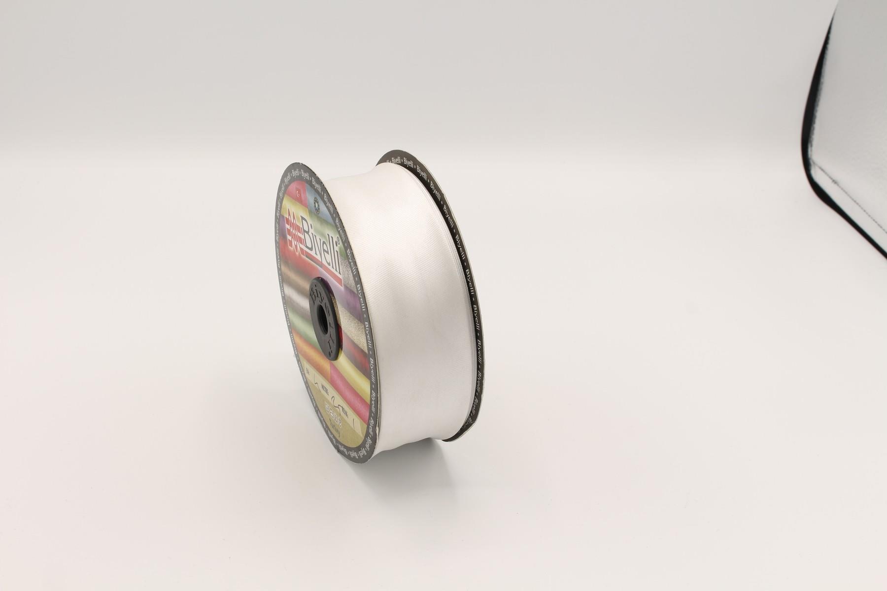 Biyelli Saten Biye Beyaz