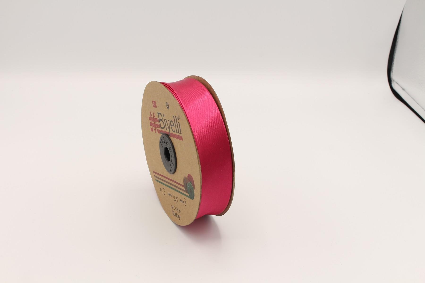 Biyelli Saten Biye Fuşya