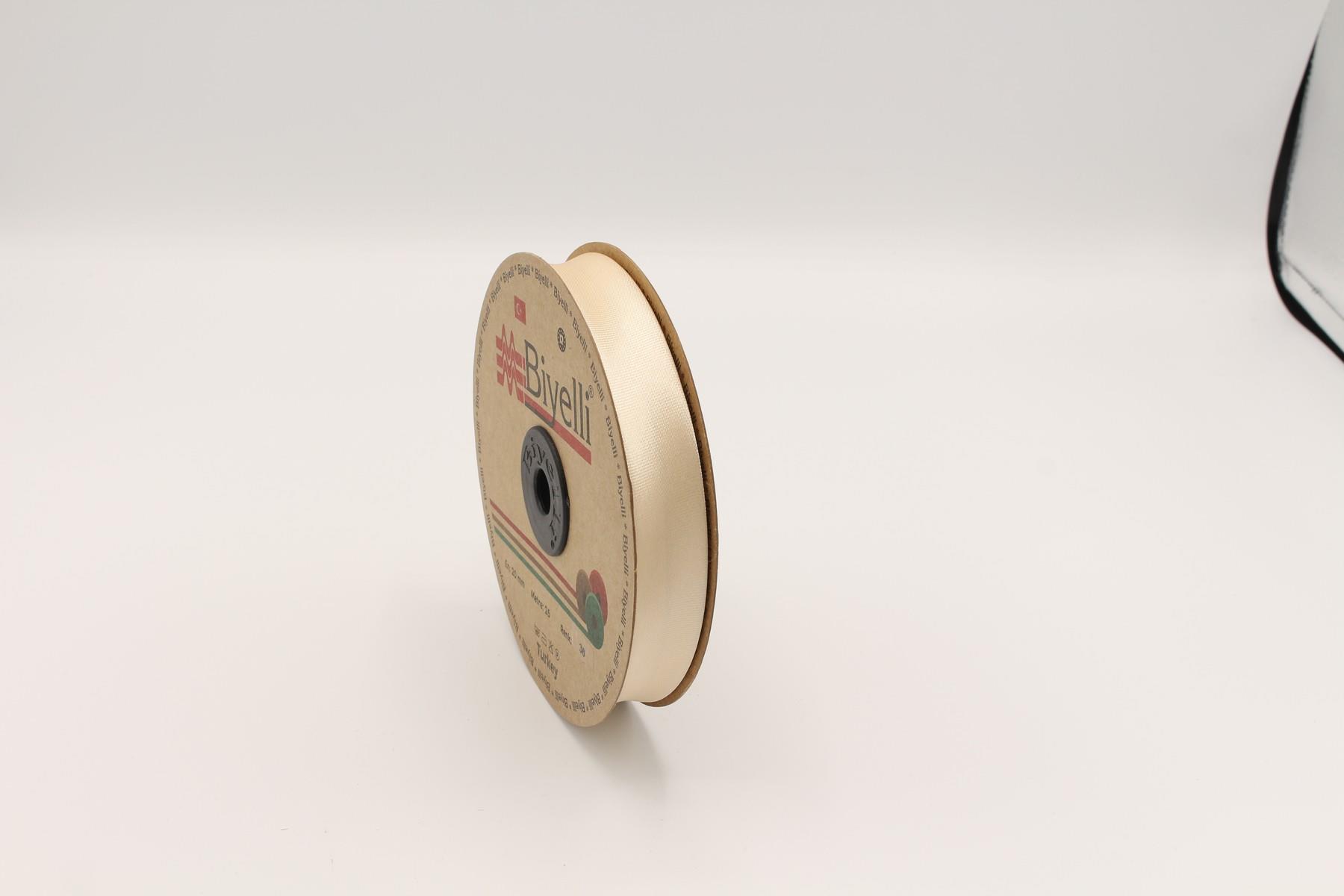 Biyelli Saten Biye Koyu krem