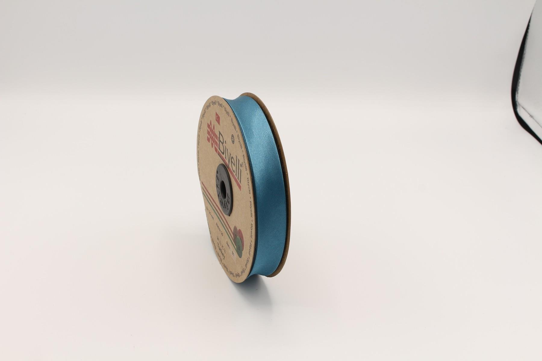 Biyelli Saten Biye Petrol mavi