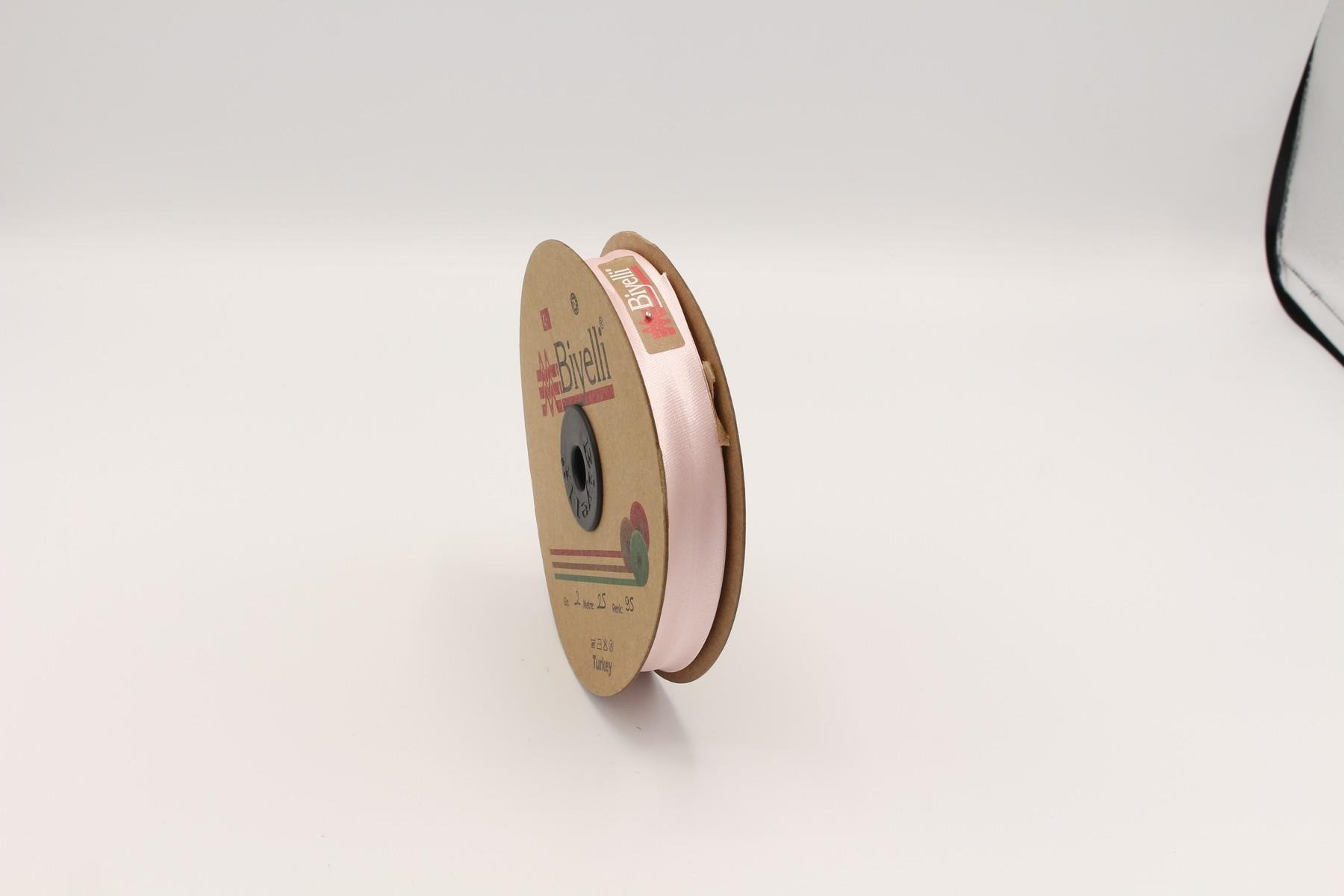 Biyelli Saten Biye Uçuk pembe