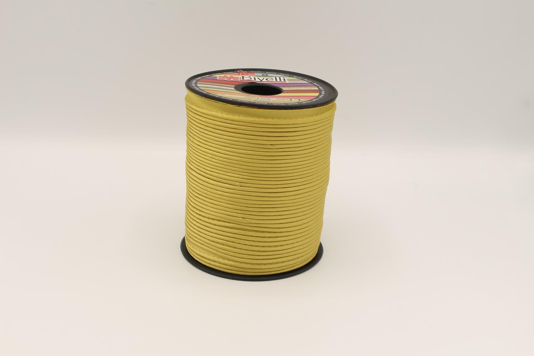 Biyelli Saten İpli Biye Gold