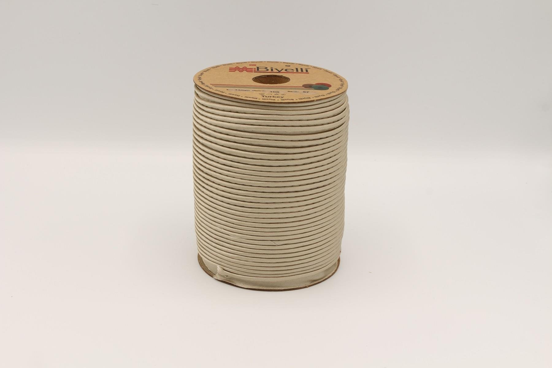 Biyelli Saten İpli Biye Kum beji