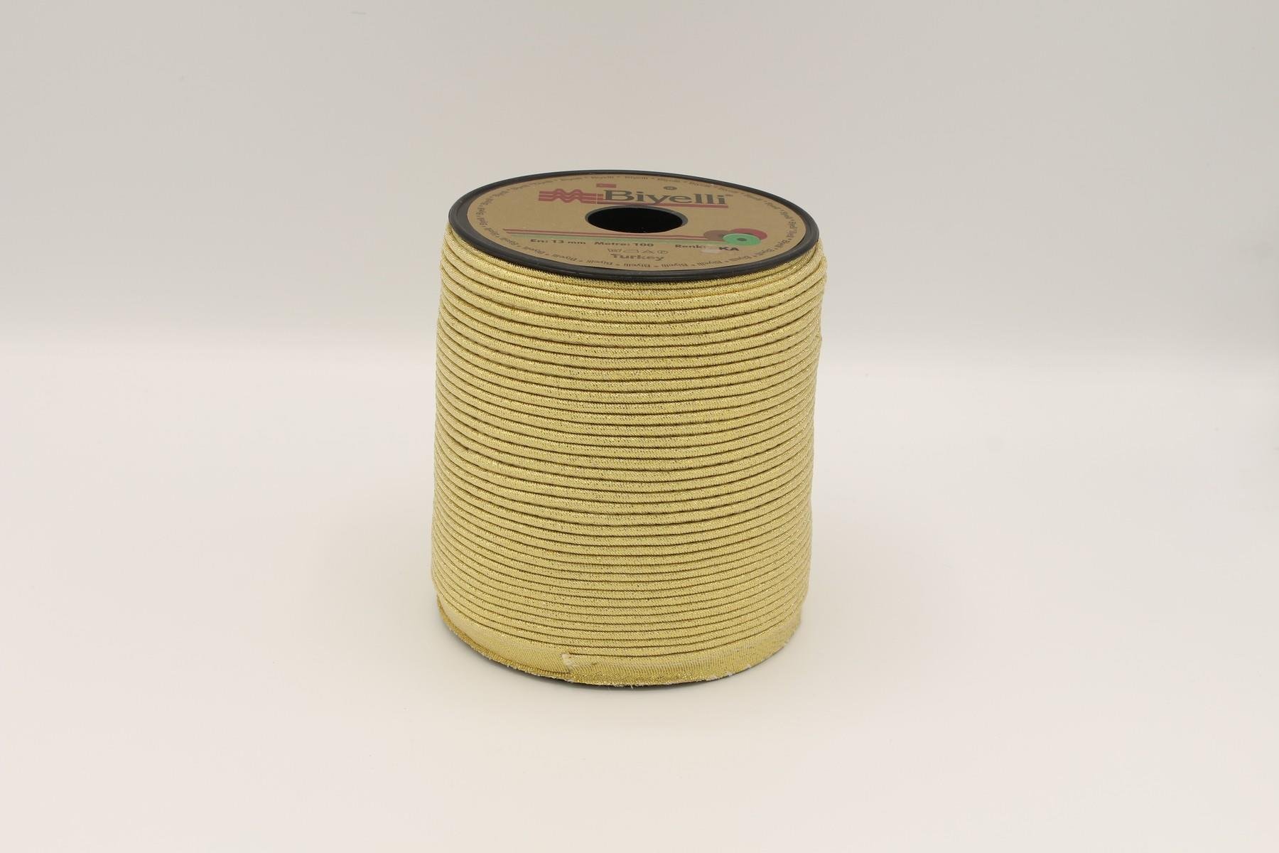 Biyelli Simli İp Kum Biye Altın