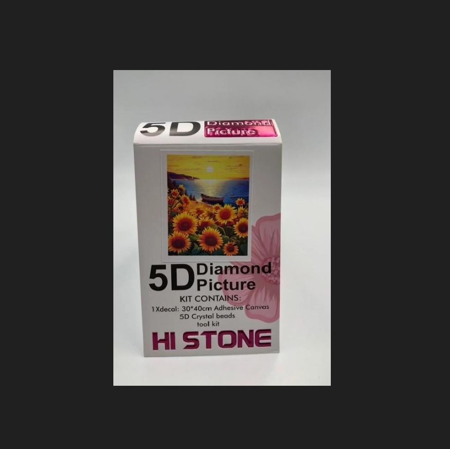 Boncuklu Goblen-5D 30x40-Ayçiçekleri Diamond Picture