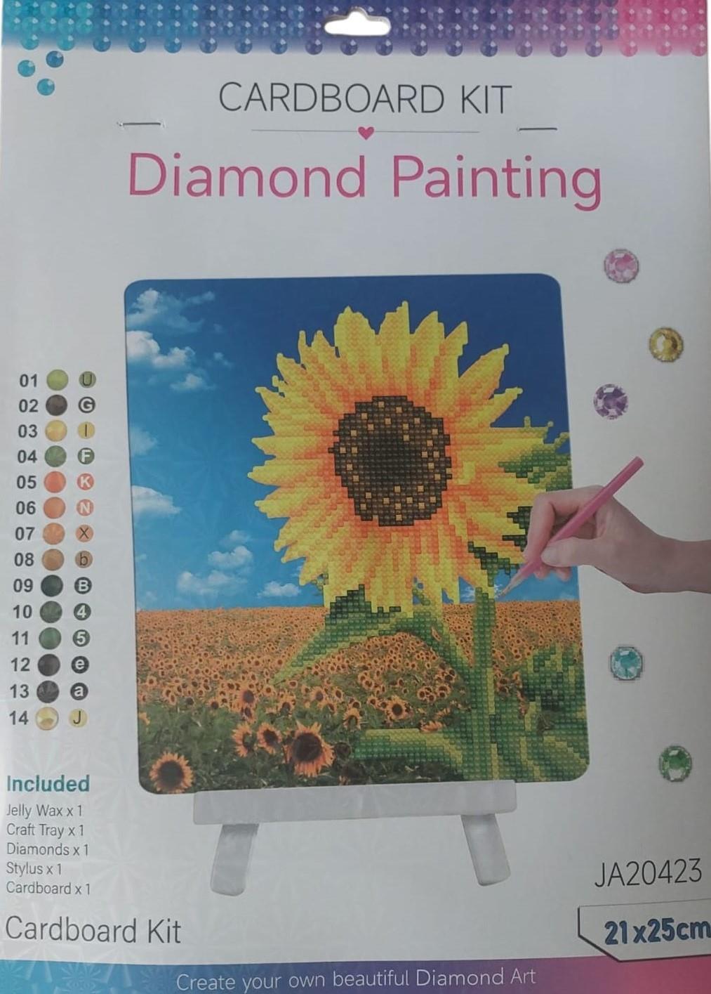 Boncuklu Goblen Diamond-painting-21x25-AY ÇİÇEĞİ