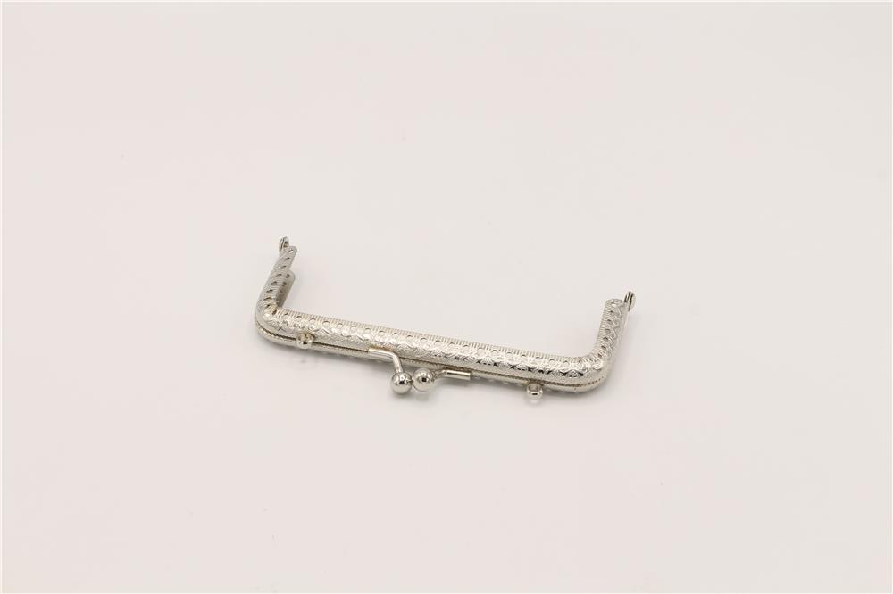 Çanta Klips Kare - 12 cm Gümüş