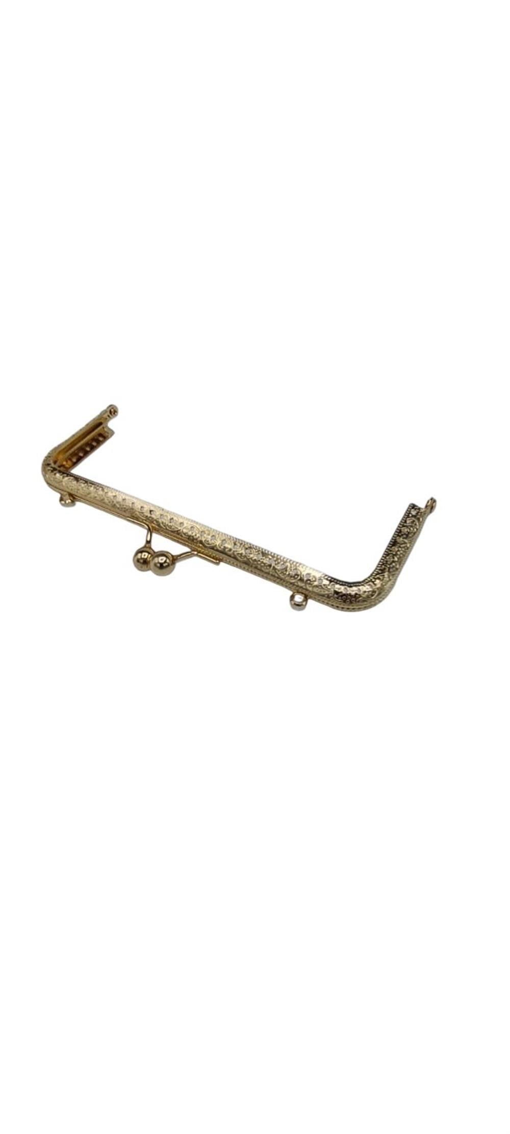 Çanta Klips Kare - 16 cm Altın