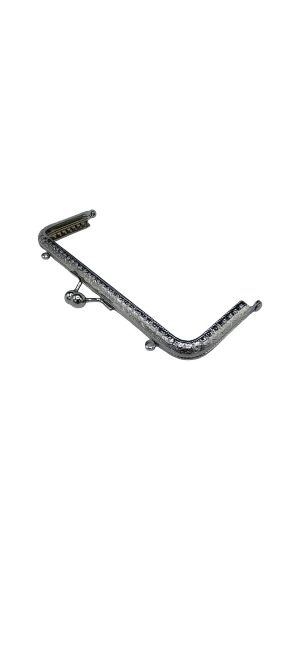 Çanta Klips Kare - 16 cm Gümüş