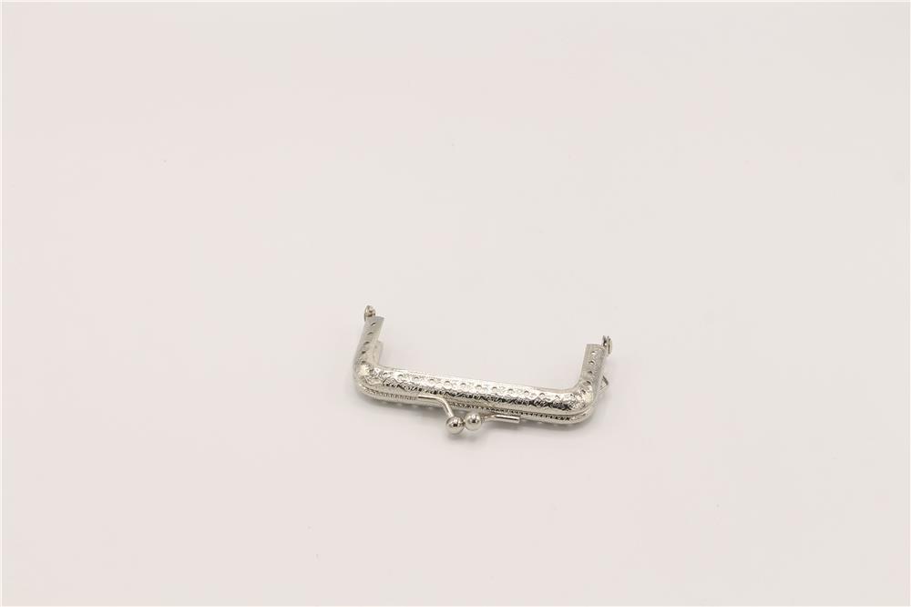 Çanta Klips Kare - 8 cm Gümüş