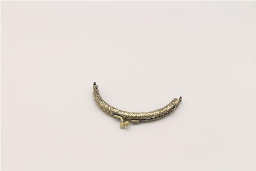 Çanta Klips Oval - 10 cm Bronz