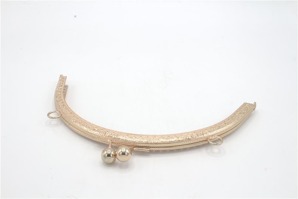 Çanta Klips Oval - 20 cm Altın