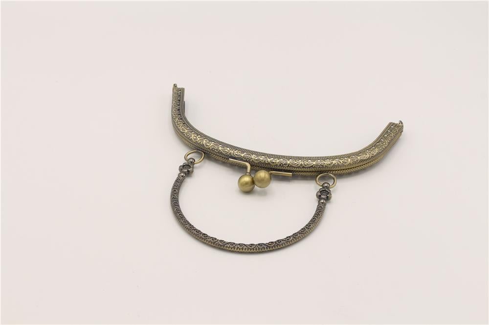 Çanta Klips Saplı - 16 cm Bronz