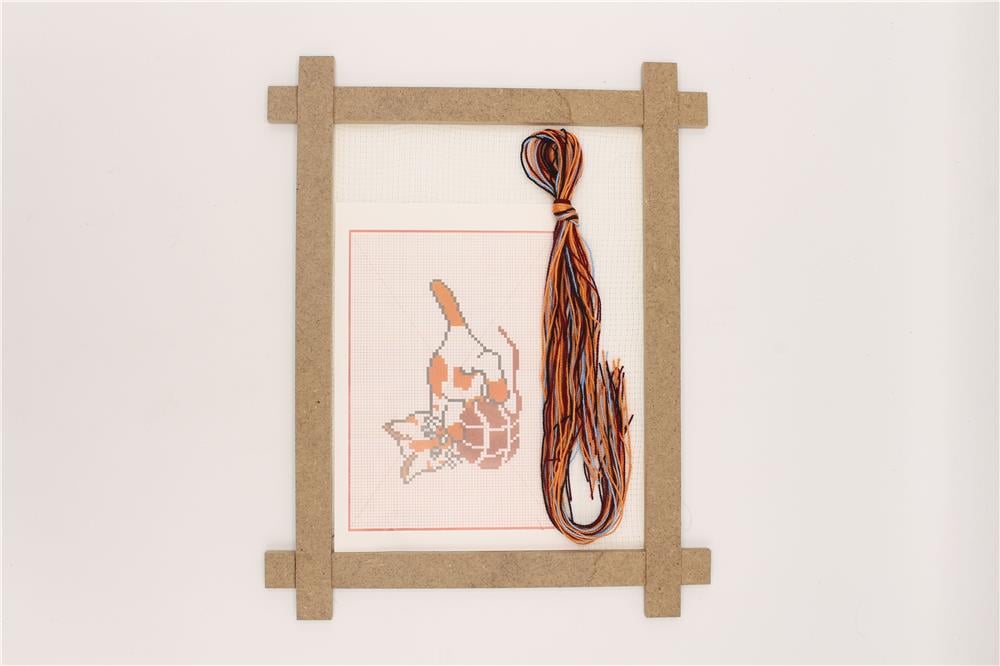 Çerçeveli Pano Goblen - STD Renkli