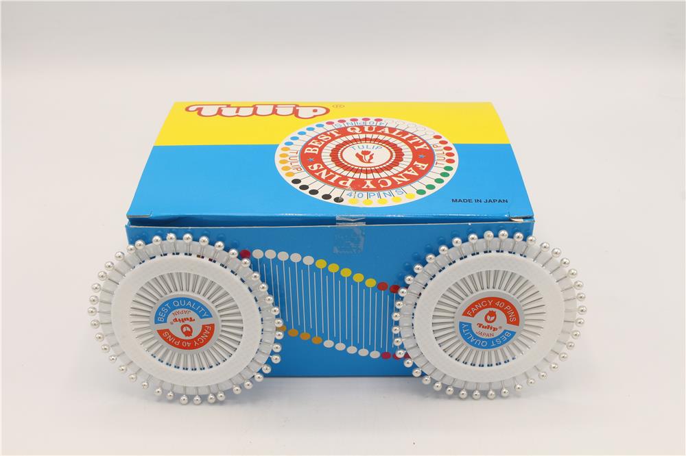 Disk İğne Tulip - Beyaz