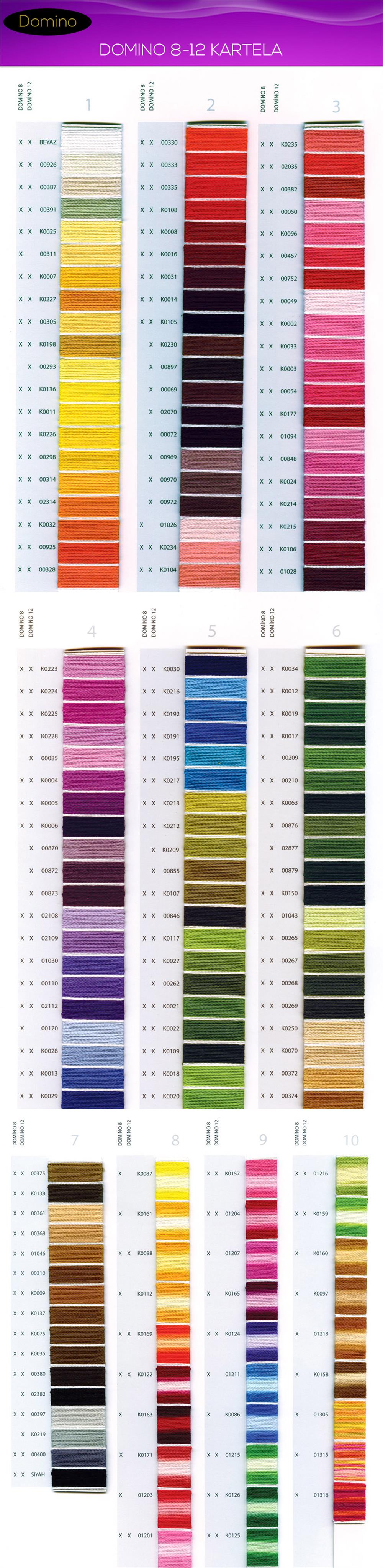 Domino No:8 El Nakış İpi - OO330