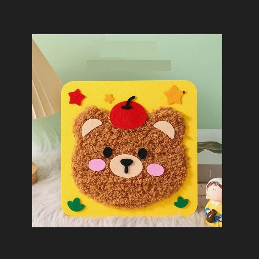 EĞİTİCİ ÖRGÜ KİTİ NAKIŞ SETİ AYI