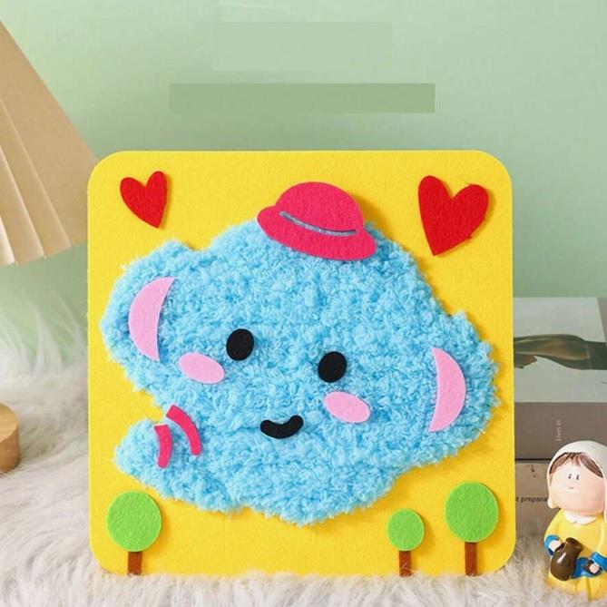 EĞİTİCİ ÖRGÜ KİTİ NAKIŞ SETİ FİL