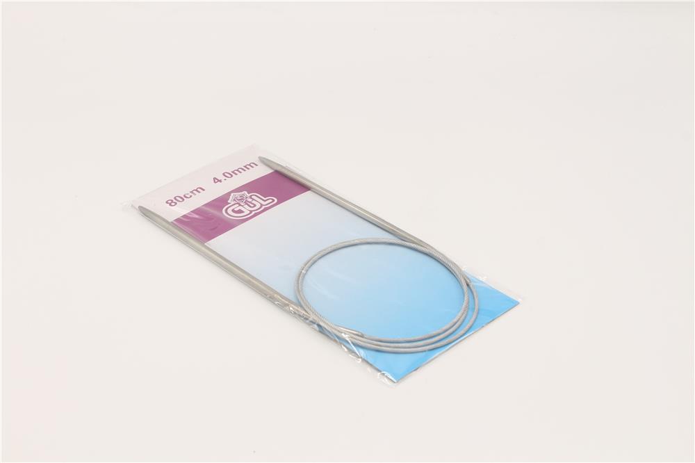 Gül Çelik Misinalı Şiş No 4 - STD Gri