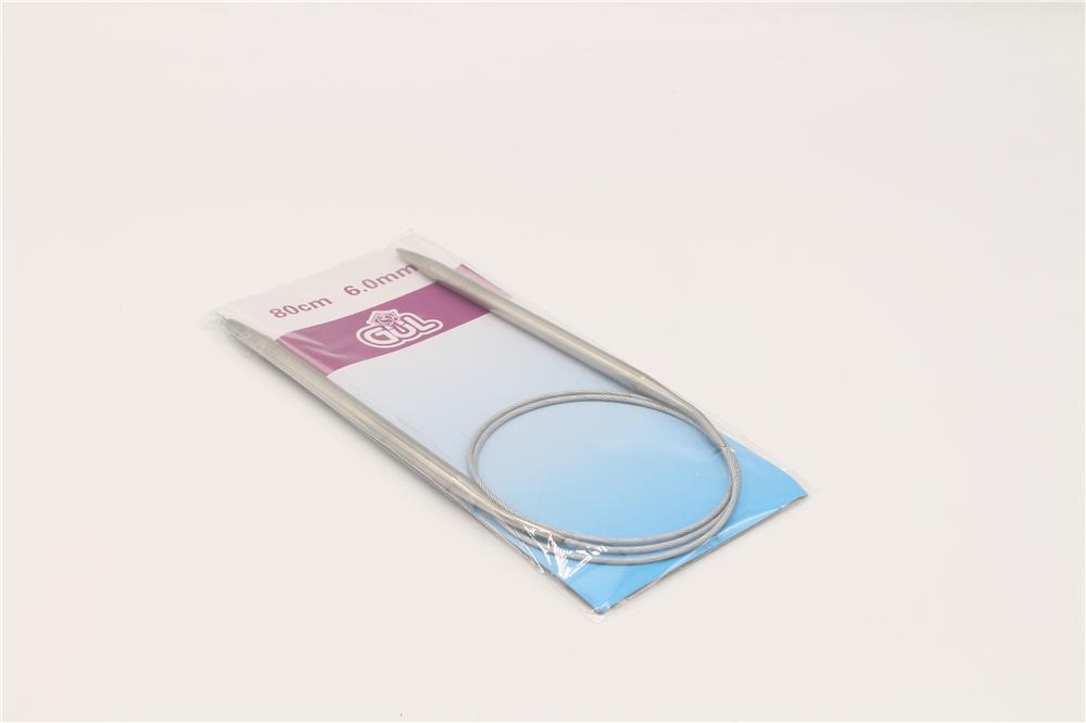 Gül Çelik Misinalı Şiş No 6 - STD Gri