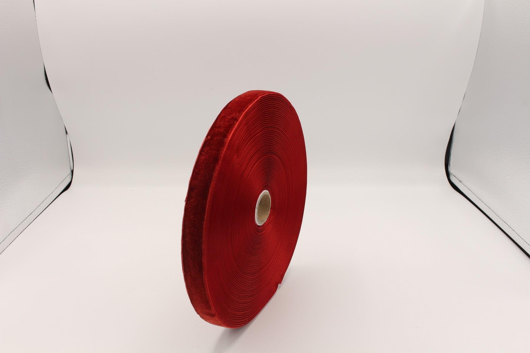 Gül Kadife Kurdele Koyu Kırmızı