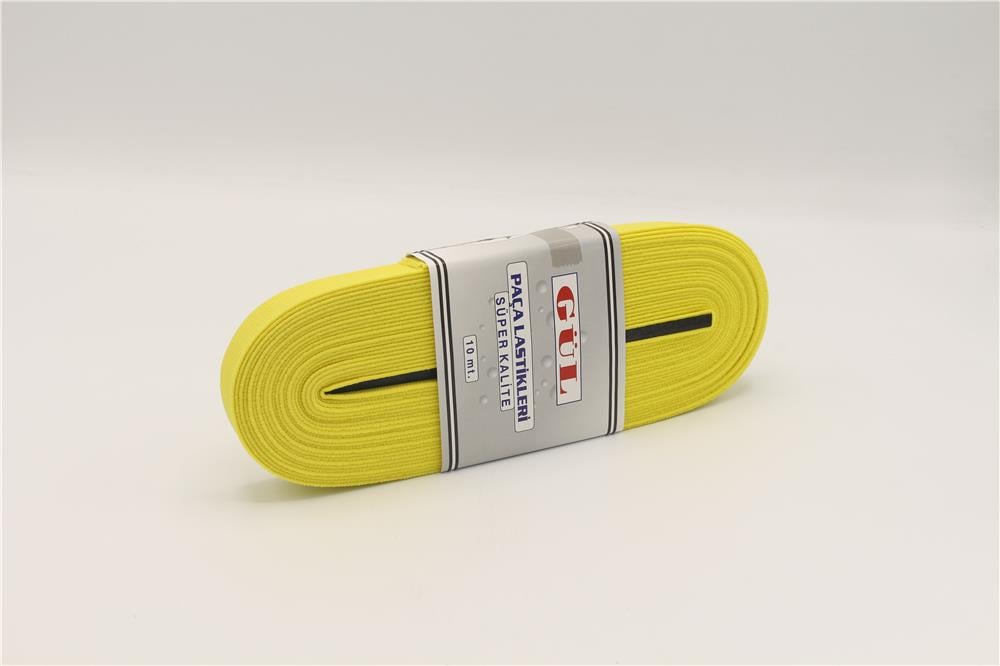 Gül Renkli Lastik 2 Cm - 10 mt Sarı