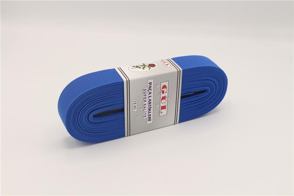 Gül Renkli Lastik 3 Cm - 10 mt Saks