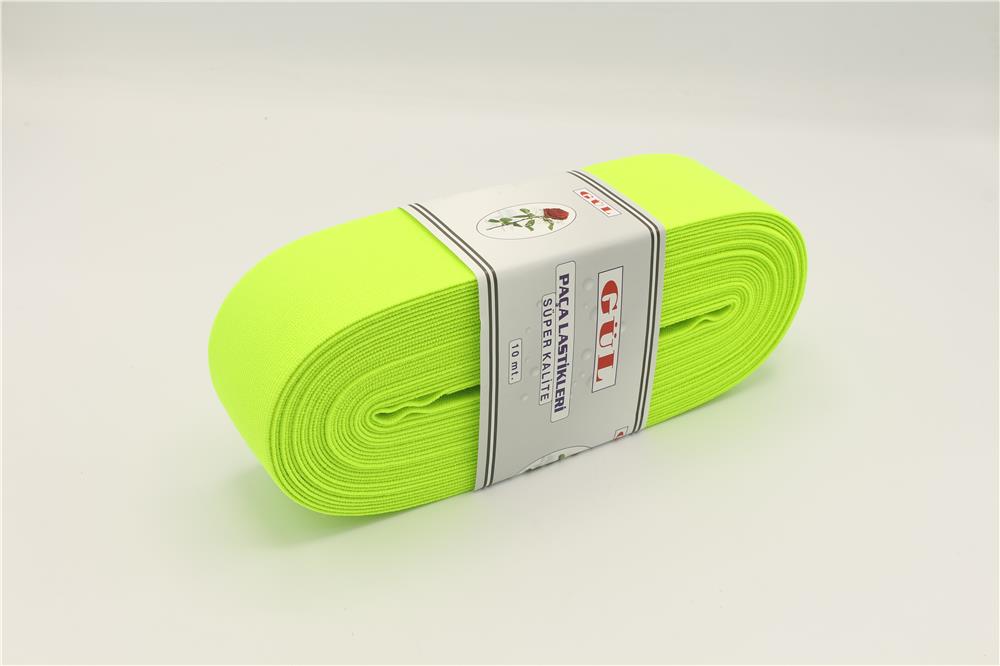 Gül Renkli Lastik 5 Cm - 10 mt Nepn Sarı
