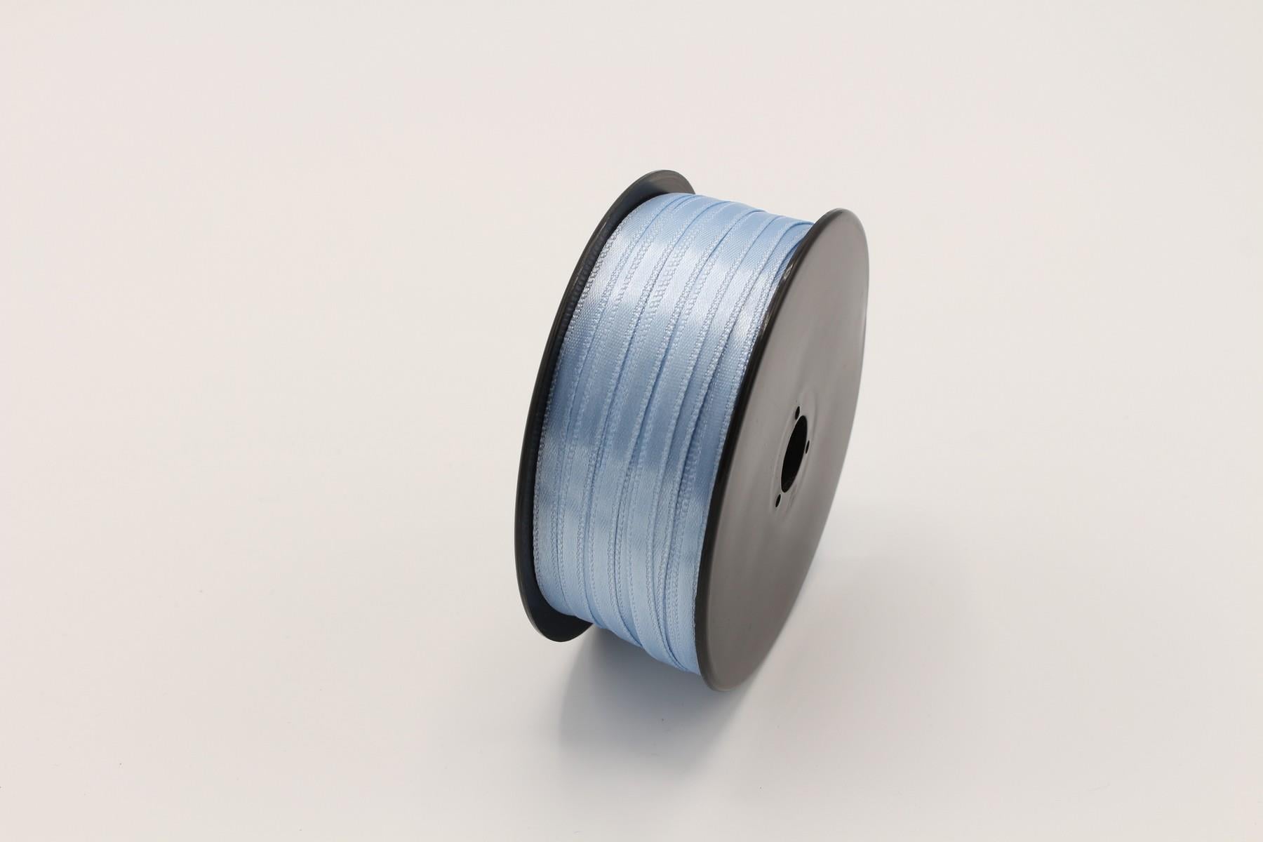 Gül Saten Kurdele Mavi