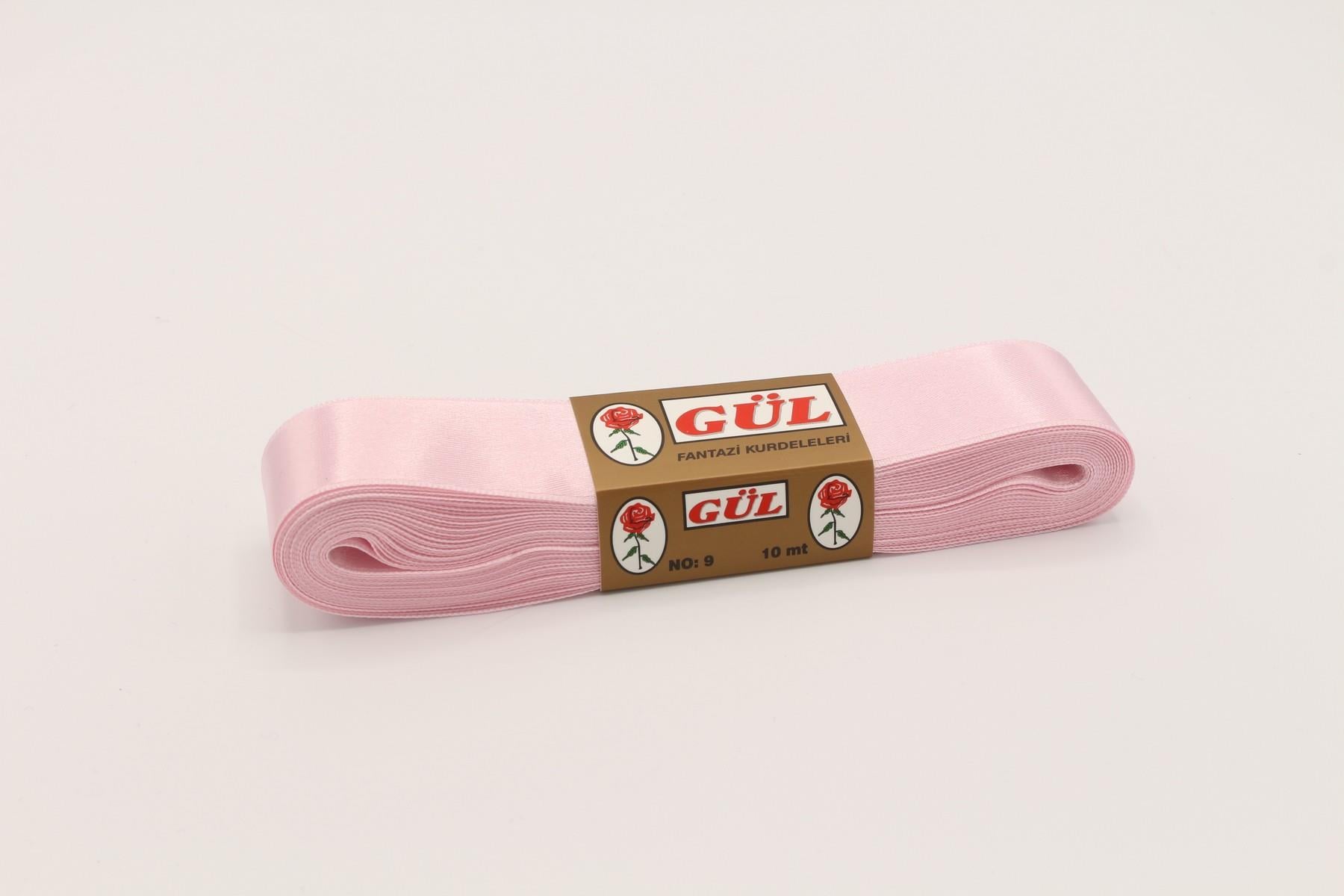 Gül Saten Kurdele Pembe